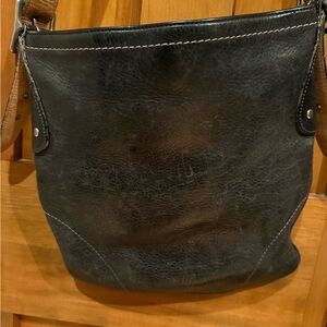 Coach vintage Black Leather Shoulder Bag